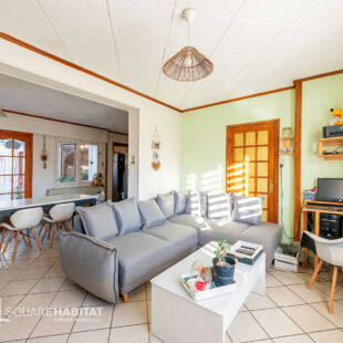Maison semi individuelle, 3chs, jardin, garage
