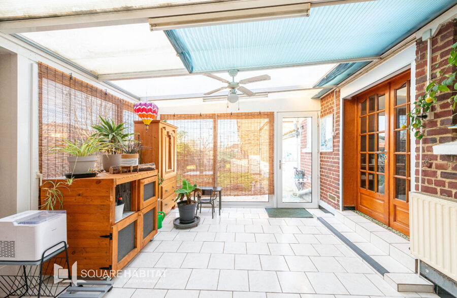 Maison semi individuelle, 3chs, jardin, garage