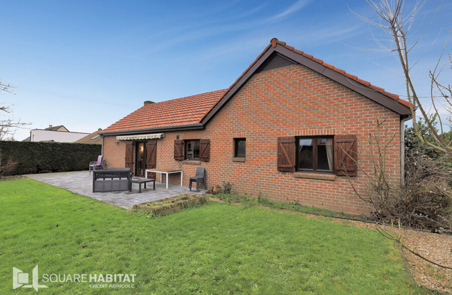 Maison individuelle de plain pied, 3 chambres, jardin et grand sous sol