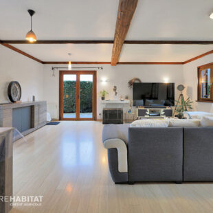 Maison individuelle de plain pied, 3 chambres, jardin et grand sous sol
