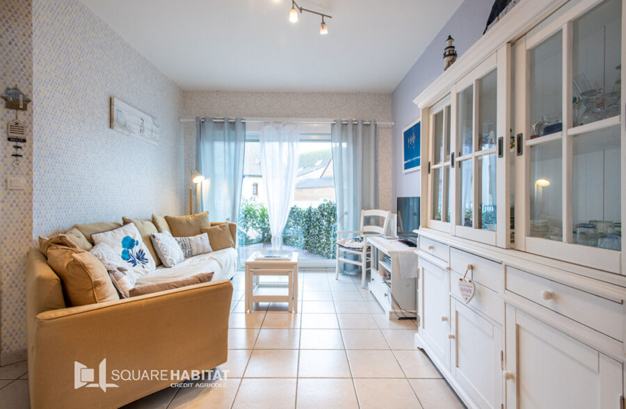 Appartement T2 + Cabine, Terrasse et Jardin  à 500m de la Plage de Merlimont.