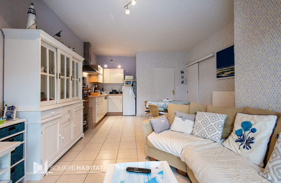 Appartement T2 + Cabine, Terrasse et Jardin  à 500m de la Plage de Merlimont.