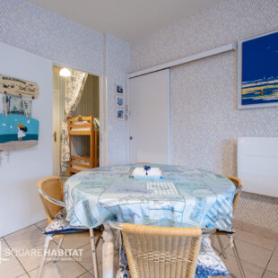Appartement T2 + Cabine, Terrasse et Jardin  à 500m de la Plage de Merlimont.