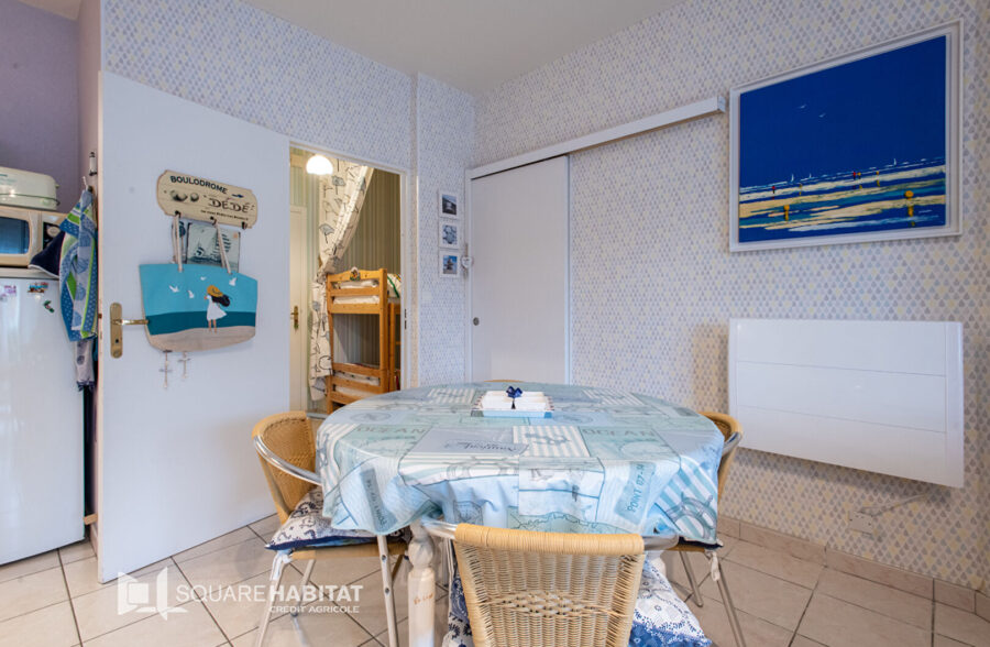 Appartement T2 + Cabine, Terrasse et Jardin  à 500m de la Plage de Merlimont.