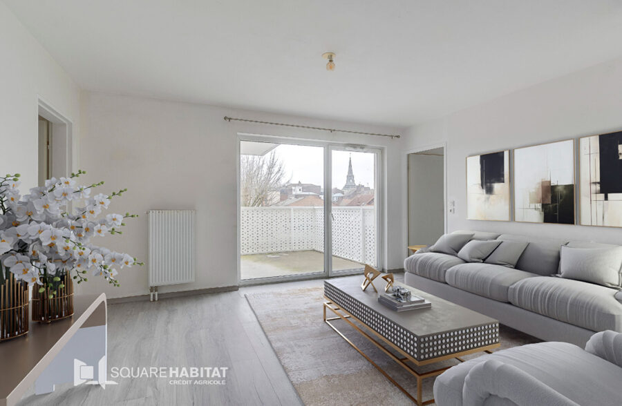 Superbe Appartement T3 plein centre ville + place de parking, 150 000€ FAI