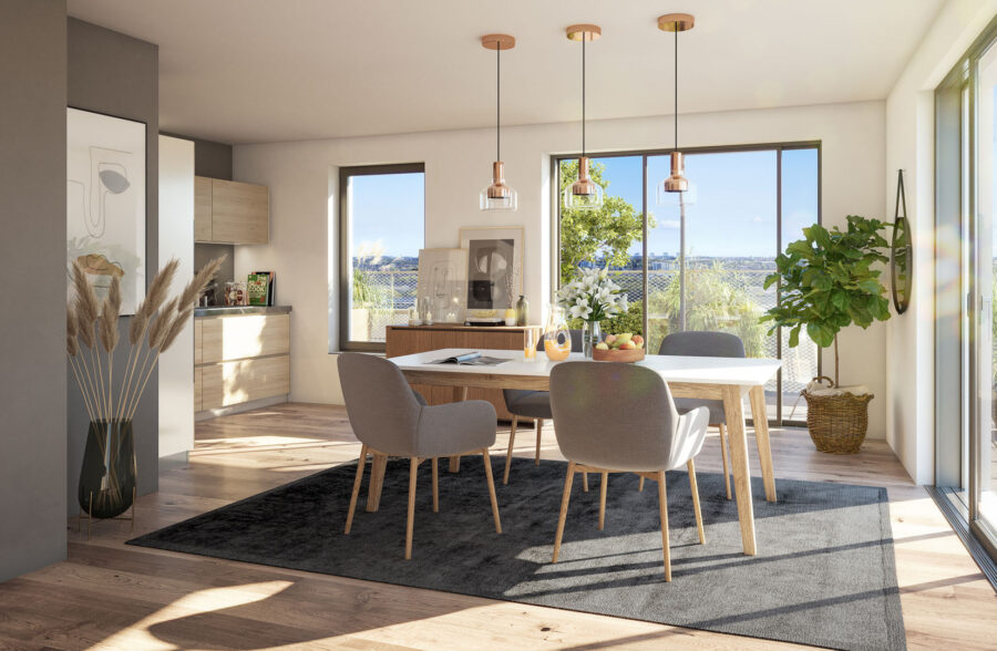 Appartement Croix 3 pièce(s) 63.60 m2
