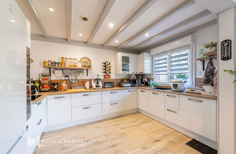 Pavillon plain-pied, individuel, 3 Chambres, jardin, garage