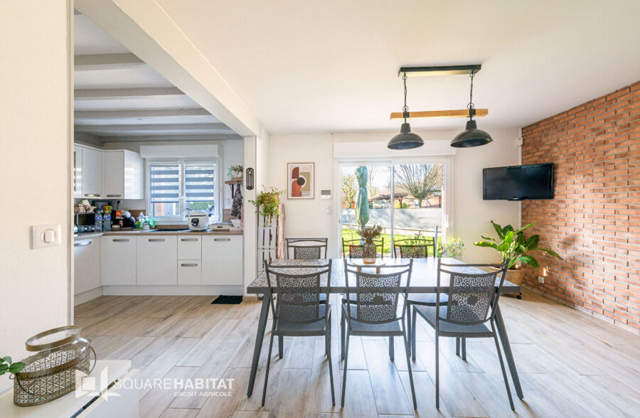 Pavillon plain-pied, individuel, 3 Chambres, jardin, garage