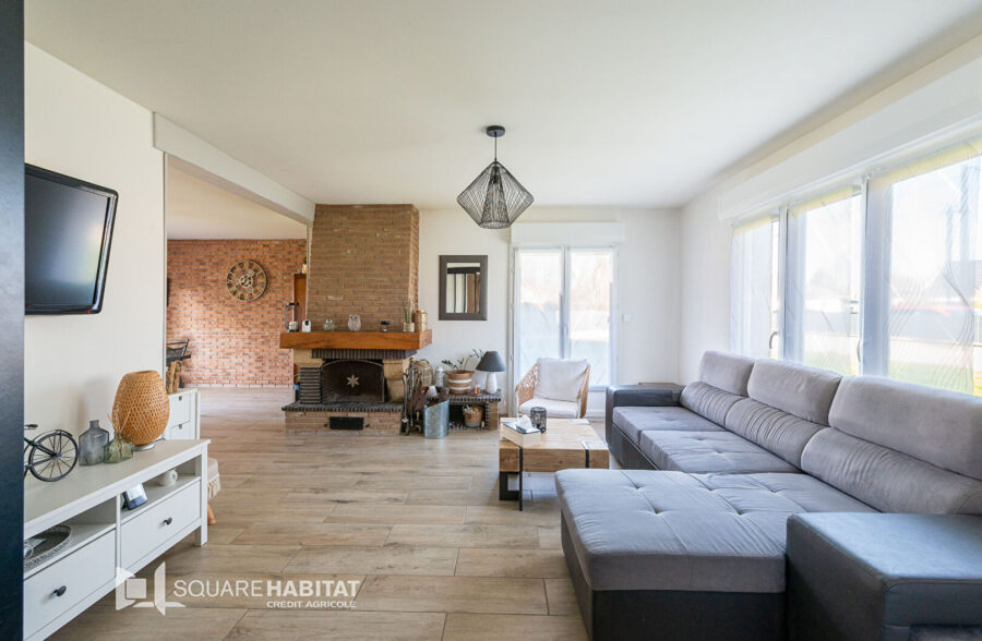 Pavillon plain-pied, individuel, 3 Chambres, jardin, garage