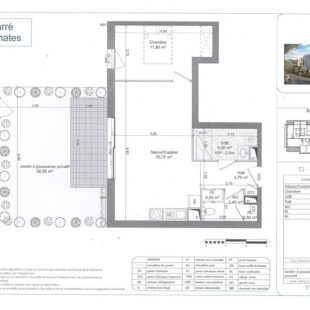 NEUF Appartement Camiers 2 pièce(s) 50.10 m2