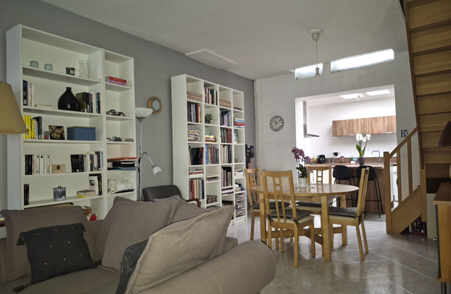 Maison de 92 m² 3 chambre + bureau et jardin de ville