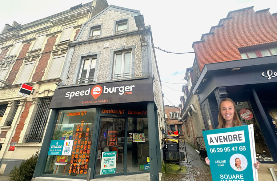 Immeuble de rapport avec local commercial et duplex loué