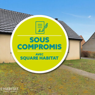PLAIN PIED à Courcelles Les Lens 2 chambres Combles aménageables Jardin Parking privé  Sous compromis 