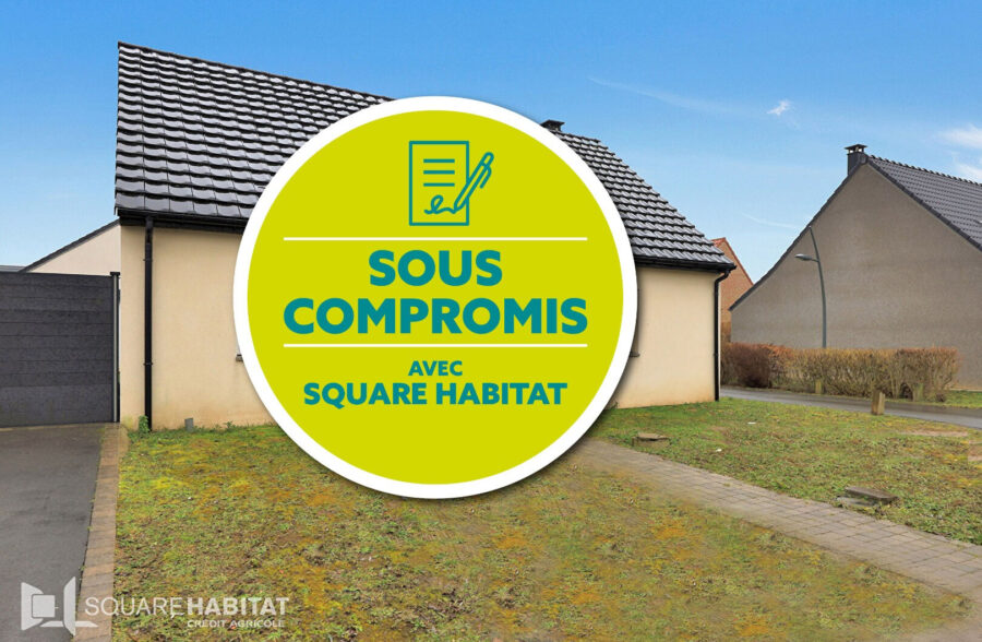 PLAIN PIED à Courcelles Les Lens 2 chambres Combles aménageables Jardin Parking privé  Sous compromis 