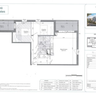 NEUF Appartement  3 pièce(s) 68 m2