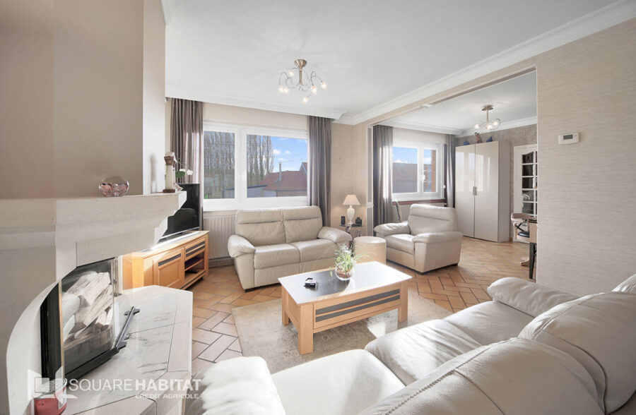 Pavillon individuel sur sous-sol, 4 chambres et jardin.