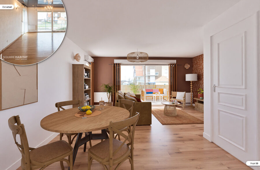 Appartement Etaples 4 pièces –  superficie totale 181.67 m²