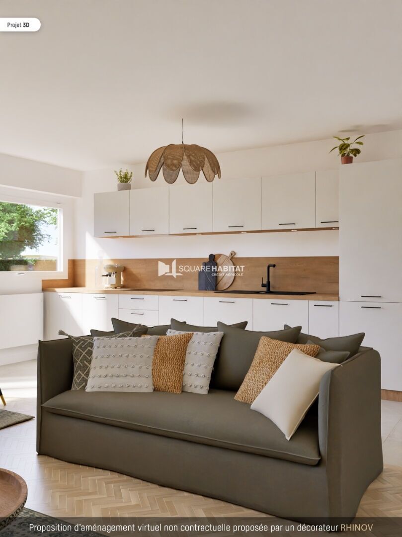 Appartement  Type 3  avec garage en rez- de -chaussée.