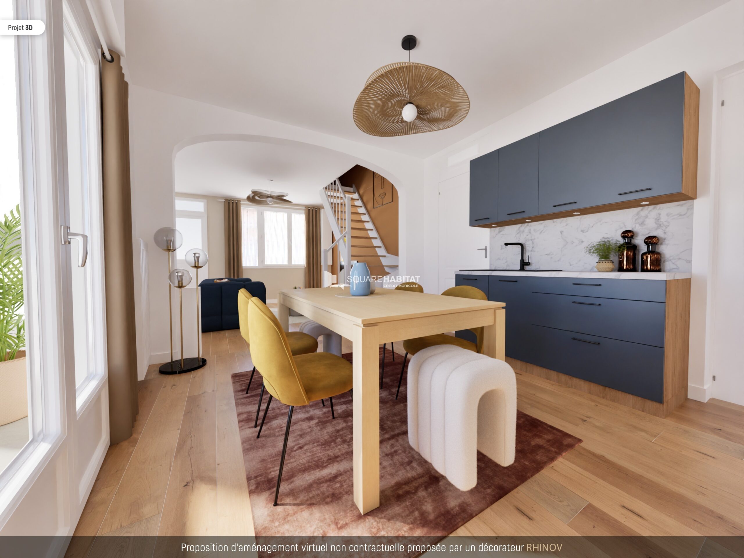 Maison Merck Saint Liévin 6 pièce(s) 115 m2 + une location de 40m²