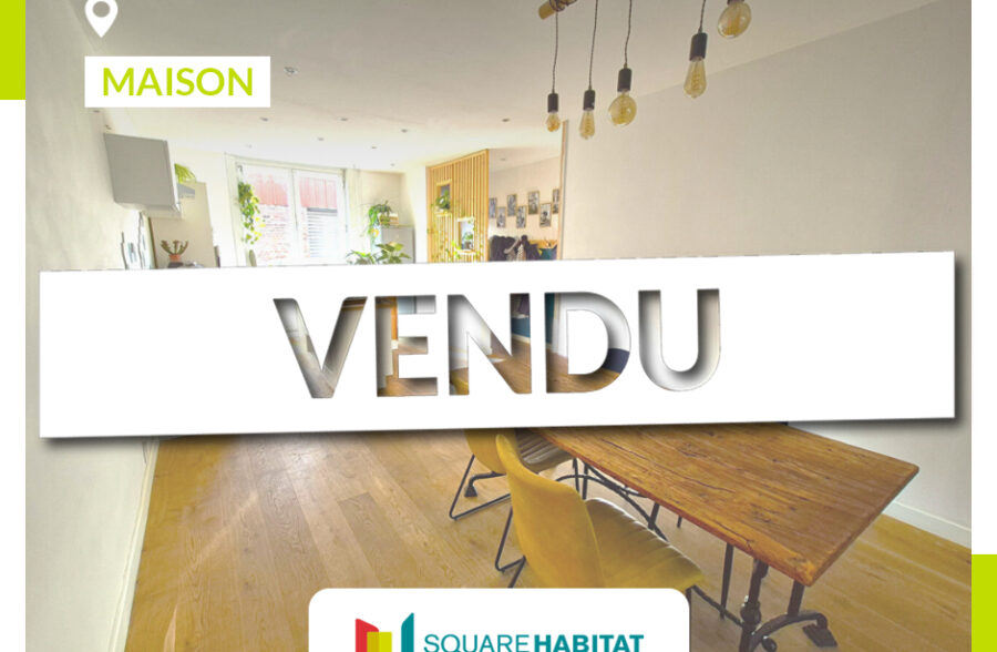 Maison Ronchin 3 chambres jardin  Sous compromis 