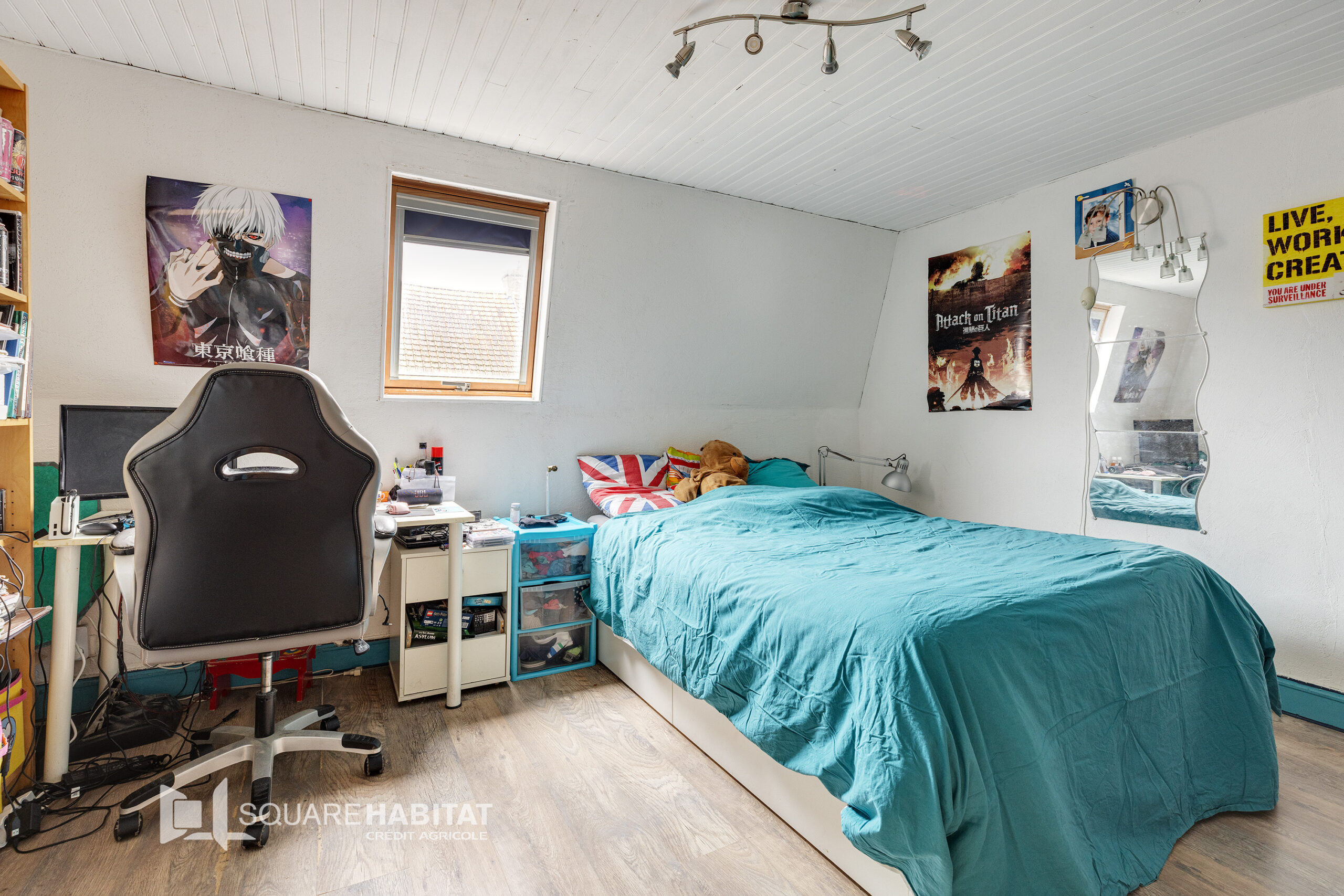 Croix, Maison de132 m2, 4 chambres et jardin  Sous compromis 