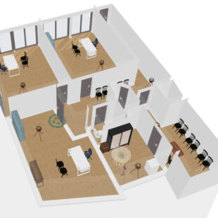 Local professionnel 130 m²