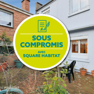 Charmante maison 3 chambres avec cour et stationnement  Sous compromis 