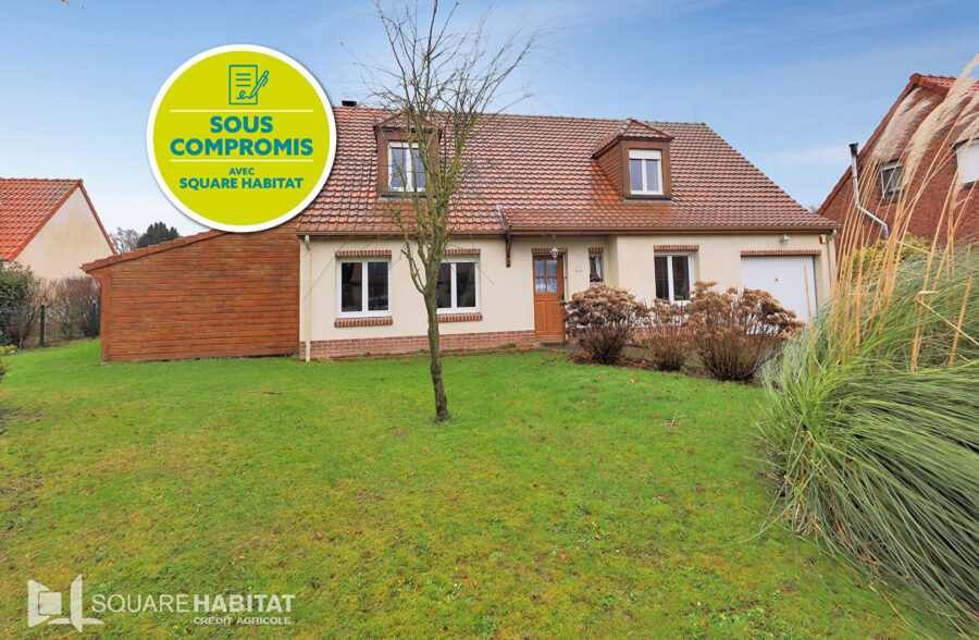 Maison 155m²  4 chambres + bureau  Sous compromis 