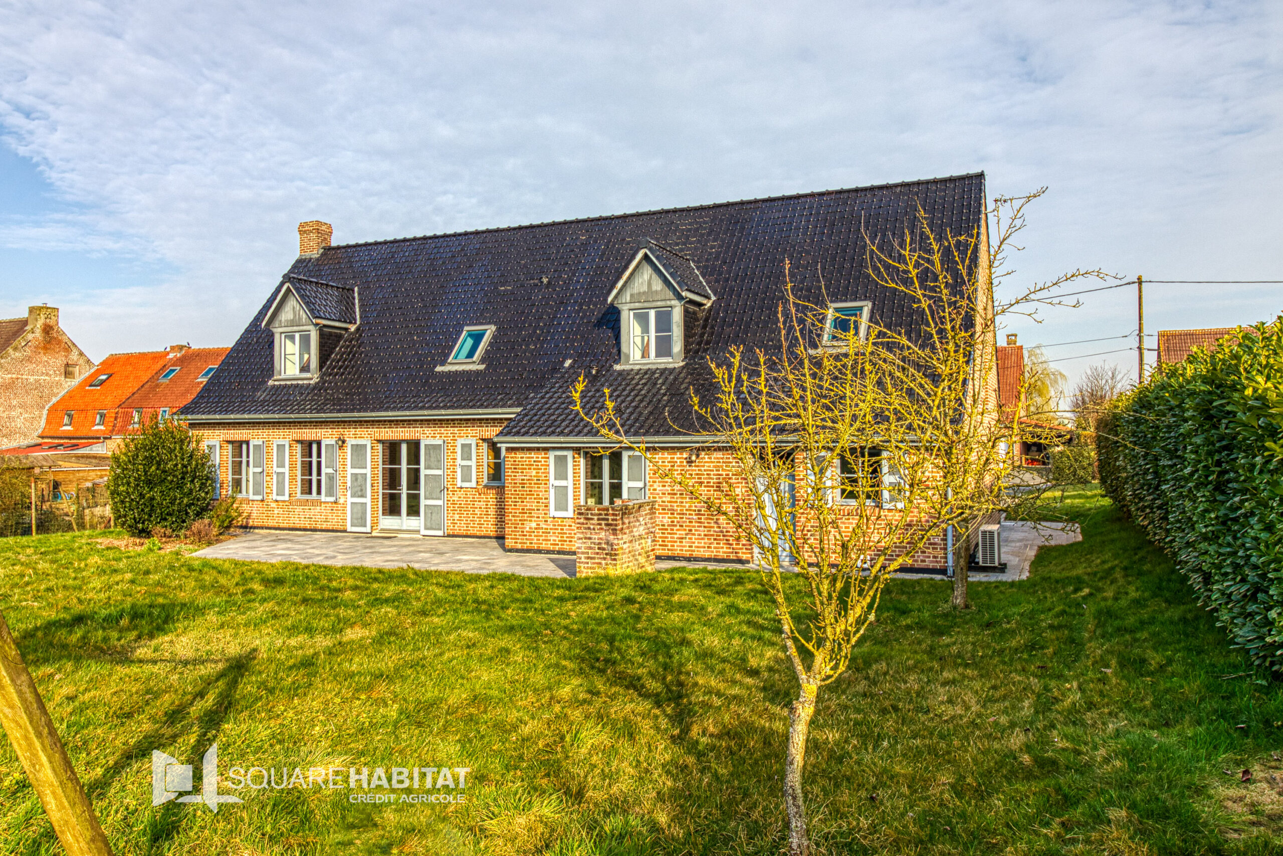 Maison d’exception, semi plain-pied de 195m2 à Eecke