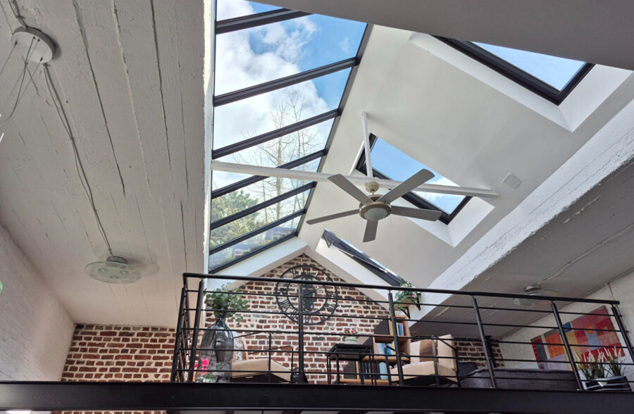 APPARTEMENT-LOFT Métro Lomme Bourg 115 m2 utiles – 2 chambres – terrasse – stationnement