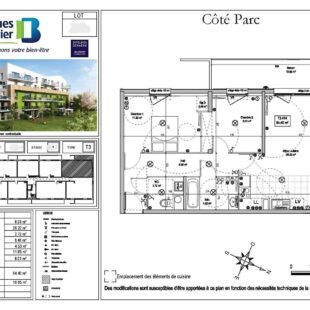 Secteur Bois Leurent / Appartement T3 récent avec double parking