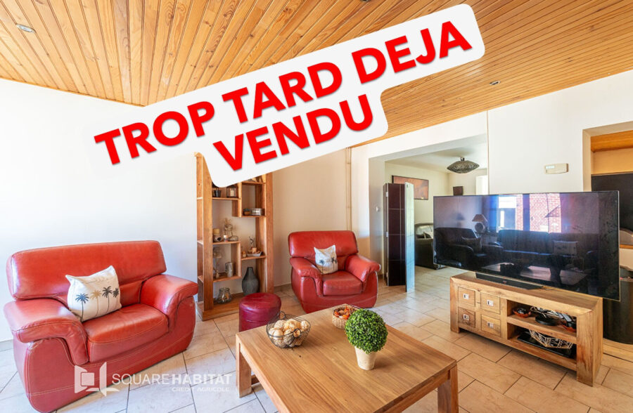 MAISON SEMI INDIVIDUELLE DE 102 M² AVEC GARAGE  Sous compromis 