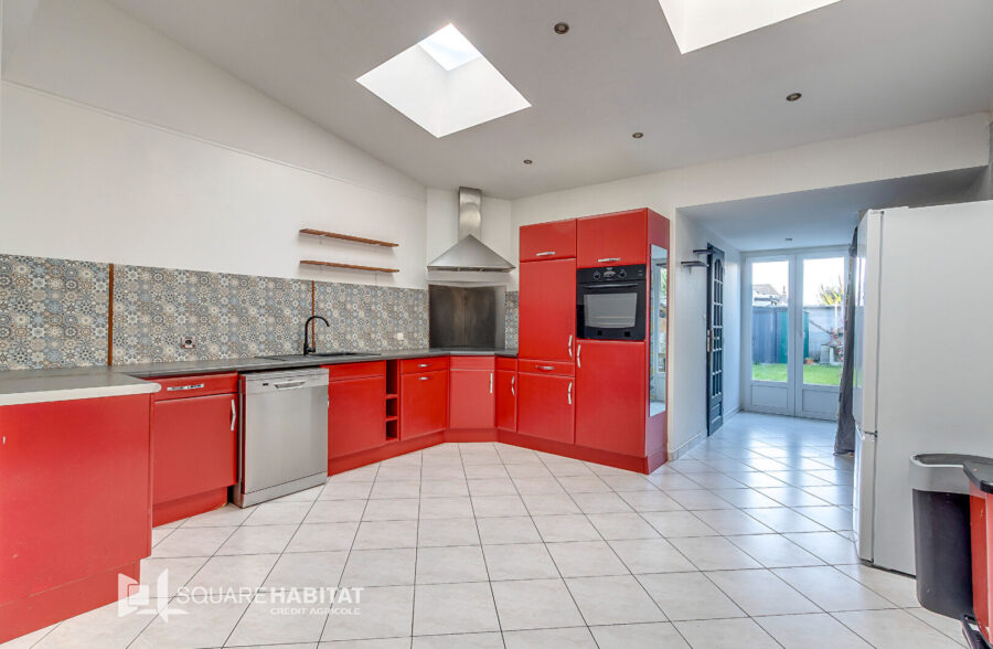 Charmante maison de ville de 80m² avec jardin.