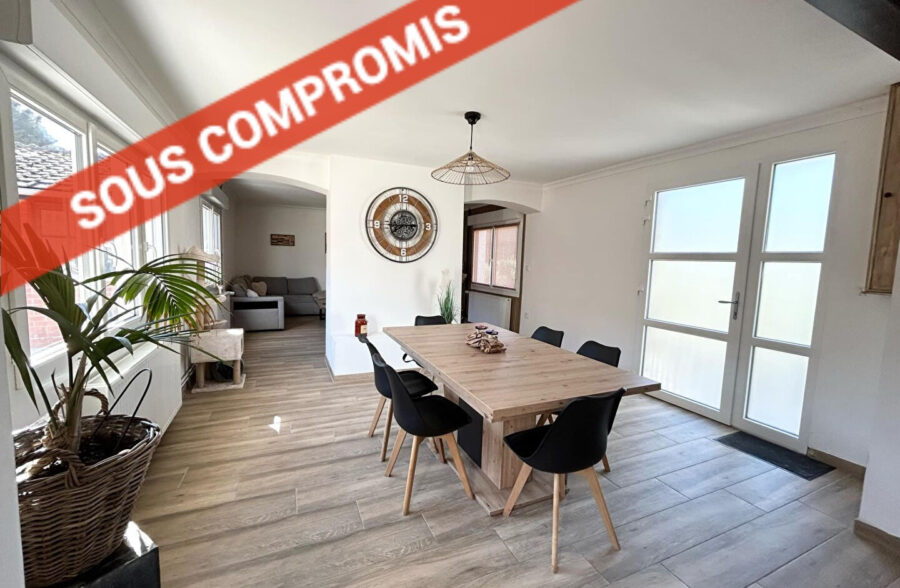 Maison semi individuelle 3 chambres jardin garage  Sous compromis 