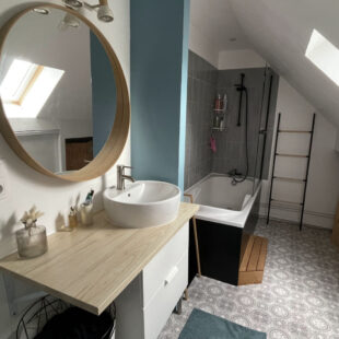 Maison Lille-Lomme Bourg – Maison 85m2 utiles semi-individuelle 2 ch, double garage, 130m2 jardin  Sous compromis 