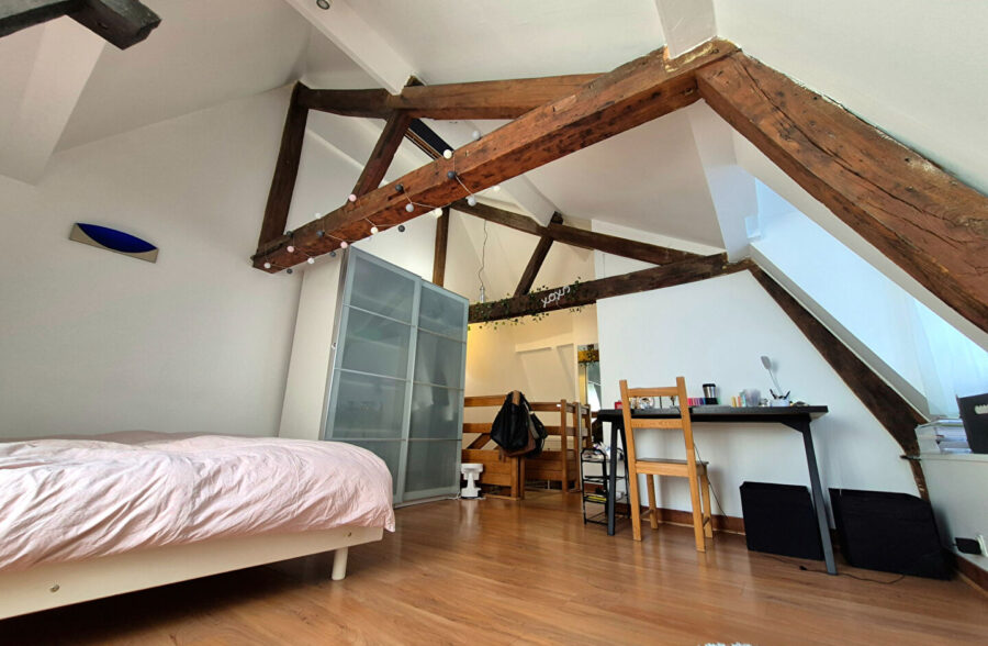 LILLE HYPERCENTRE : SUPERBE T2 LUMINEUX EN DUPLEX AVEC CACHET 40,66M² (47,17M² AU SOL)