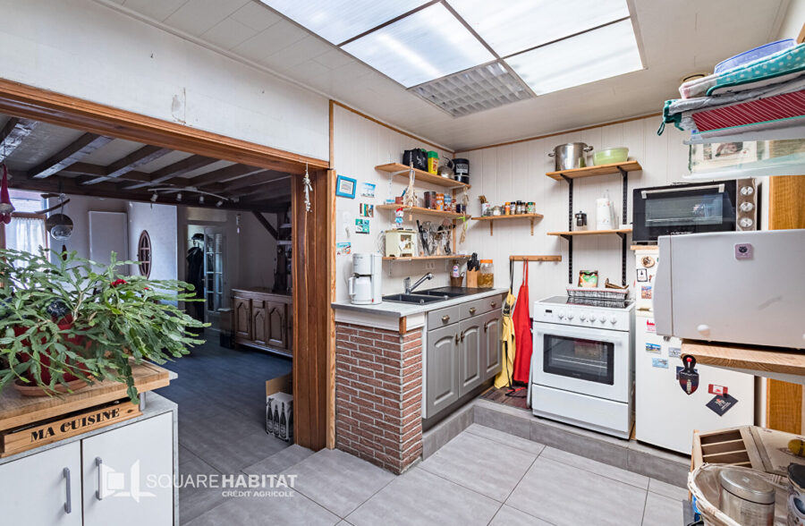 Maison 2 chambres + jardin