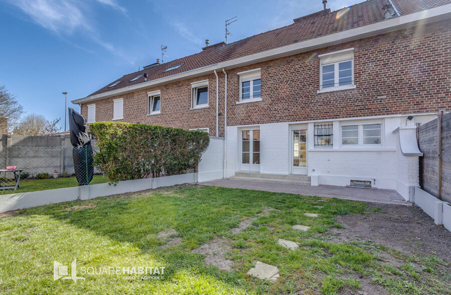 Maison Tourcoing 4 chambres, jardin, sous-sol complet et garage