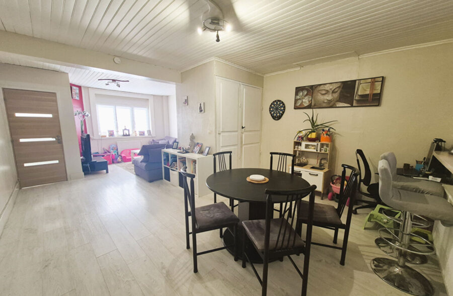 Maison Roncq Blanc Four 105 m2 4 chambres et jardin