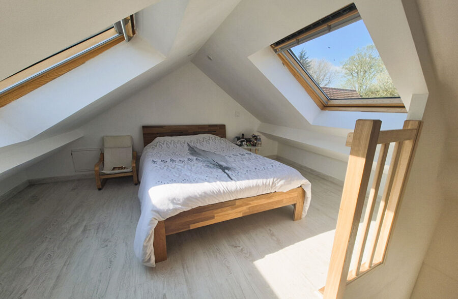 Maison Roncq Blanc Four 105 m2 4 chambres et jardin