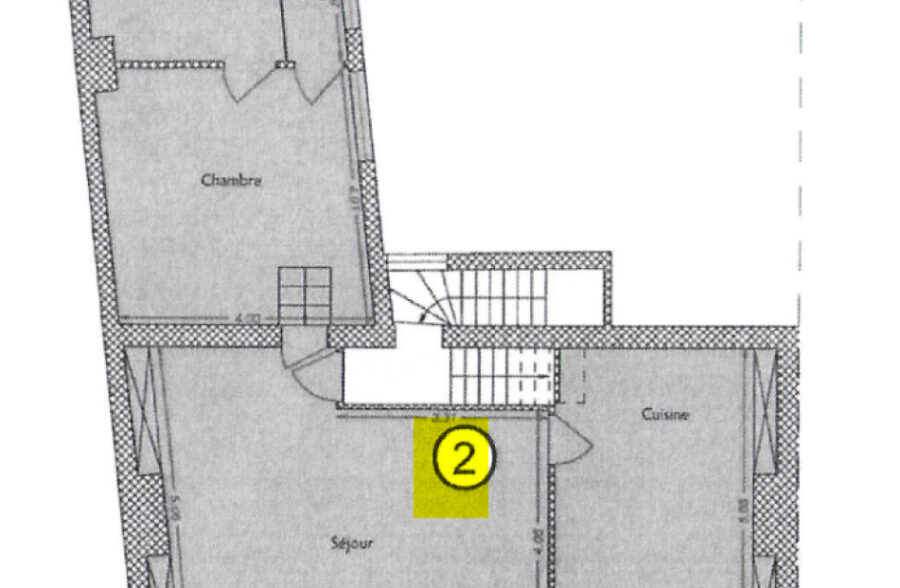 LILLE WAZEMMES – GAMBETTA : Grand T2 transformable en Type 3