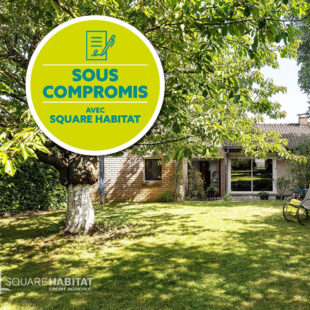 Plain pied 3chs + bureau + jardin + garage  Sous compromis 