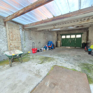 Maison, jardin et atelier/garage de 52m²!