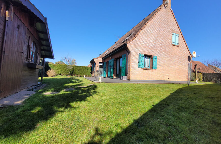 Maison Hallennes Lez Haubourdin INDIVIDUELLE 4 chambres, jardin, garage, grande parking privatif