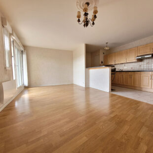 Appartement T3 avec 2 chambres, une terrasse, un garage, une cave