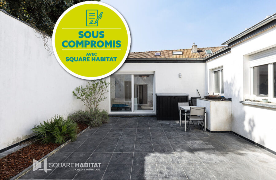 Croix, maison plain-pied 112 m², 3 chambres + terrasse  Sous compromis 