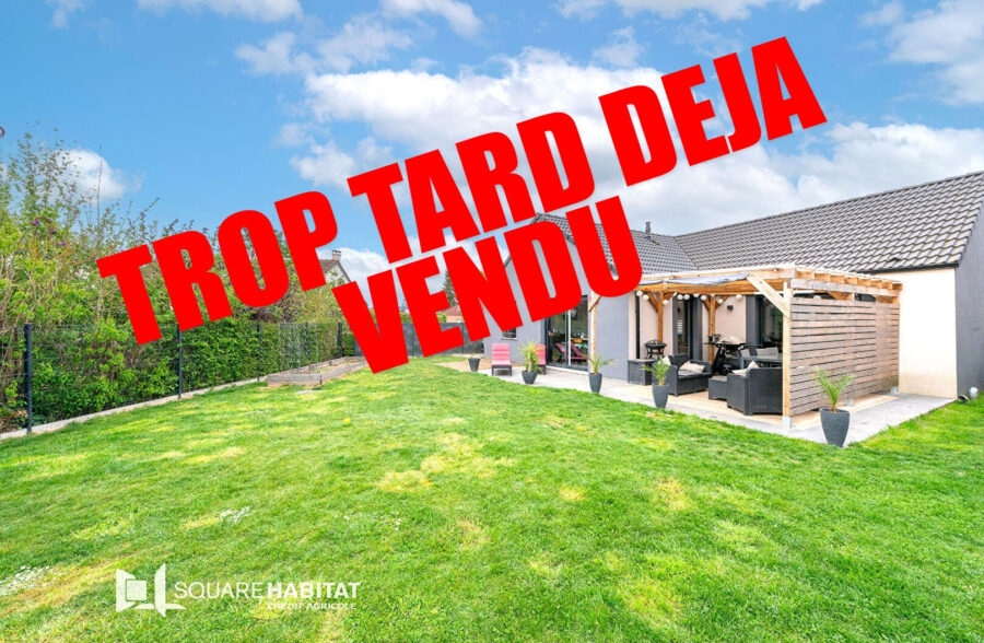 PLAIN PIED INDIVIDUEL DE 105 M²  Sous compromis 