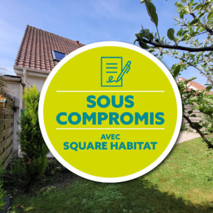 MAISON 3 CHAMBRES + JARDIN + GARAGE  Sous compromis 