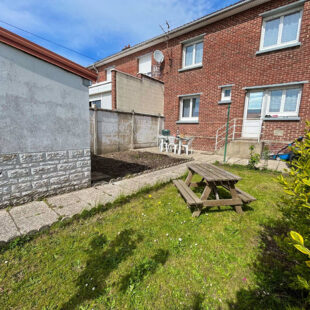 Maison 4 chambres, jardin, garage