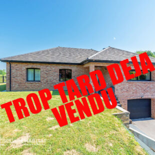 PAVILLON PLAIN PIED DE 136 M² AVEC SOUS SOL COMPLET  Sous compromis 